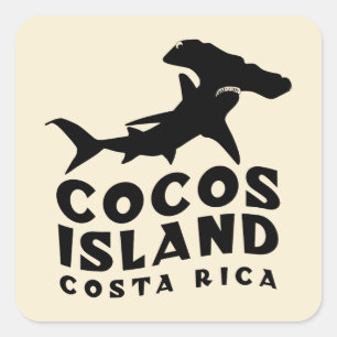 ココス島でのハンマーヘッドスキューバダイビング スクエアシール