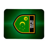 ココス諸島国旗 マグネット (横)