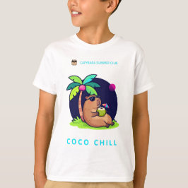 ココチルカピバラサマーズクラブ - トロピカルカピバラ Tシャツ