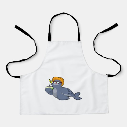 ココナッツでシール エプロン (正面)