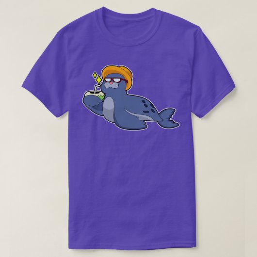 ココナッツでシール Tシャツ (デザイン正面)