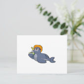 ココナッツで封印する ポストカード (スタンド正面)