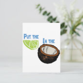 ココナッツにライムを入れて！ ポストカード (スタンド正面)