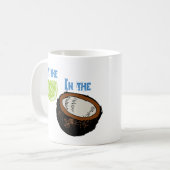 ココナッツにライムを置いて下さい! コーヒーマグカップ (正面左)