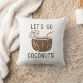 ココナッツに行こう クッション (ブランケット)