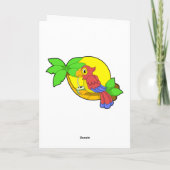 ココナッツのオウム カード (裏面)