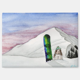 ココナッツの冒険： 1月マグネット3.5"x2.5" マグネット