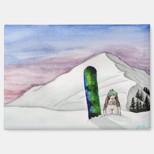 ココナッツの冒険: 1月マグネット3.5"x2.5" マグネット (正面)