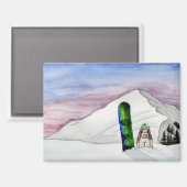 ココナッツの冒険: 1月マグネット3.5"x2.5" マグネット (正面/裏面)