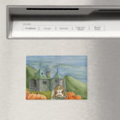 ココナッツの冒険： 10月マグネット3.5"x2.5" マグネット (インサイチュ (食洗機))