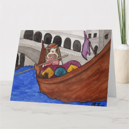 ココナッツの冒険： 2月カード8.5"x11" サンキューカード