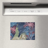 ココナッツの冒険： 7月マグネット3.5"x2.5" マグネット (インサイチュ (食洗機))