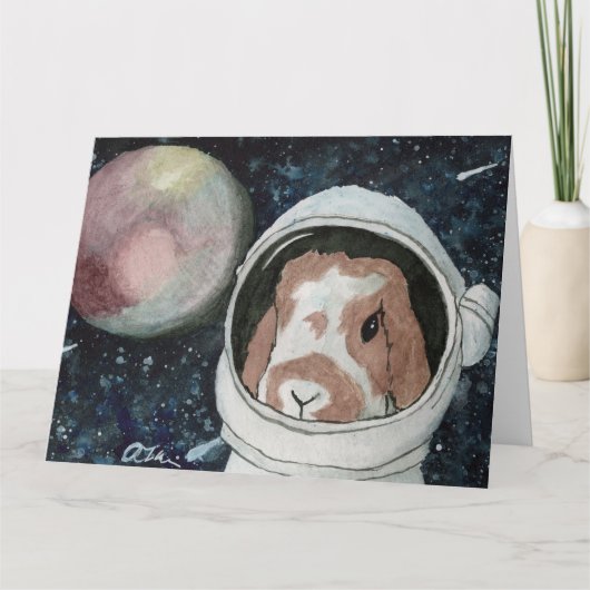 ココナッツの冒険：8月のカード 8.5"x11" サンキューカード (正面)