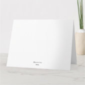 ココナッツの冒険： May Greeting Card 8.5"x11" サンキューカード (裏面)