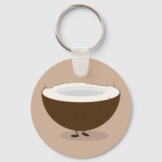 ココナッツの笑顔 キーホルダー (正面)