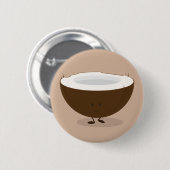 ココナッツの笑顔 缶バッジ (正面&裏面)