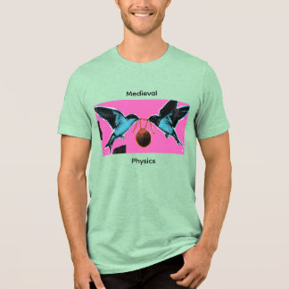 ココナッツは移動しない 中世物理学Tシャツ トライブレンドＴシャツ