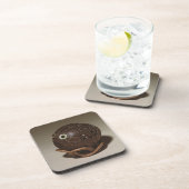 ココナッツは顔、c.1895に彫刻しました コースター (右側)