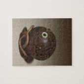 ココナッツは顔、c.1895に彫刻しました ジグソーパズル (横)