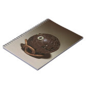 ココナッツは顔、c.1895に彫刻しました ノートブック (左側)