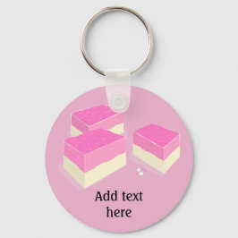 ココナッツアイスカスタムブロックの色 – 名前を追加 キーホルダー