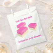 ココナッツアイス伝統的スイーツ – キャンディ – あなたのテキスト フェイバーバッグ (クリップ留めされた状態)