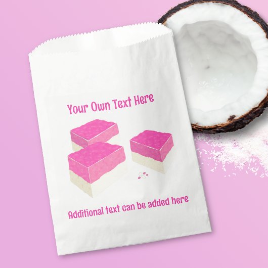 ココナッツアイス伝統的スイーツ – キャンディ – あなたのテキスト フェイバーバッグ