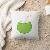 ココナッツウォーターココナッツフルーツ クッション (ブランケット)