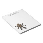 ココナッツカニ漫画イラストレーション ノートパッド (アングル)