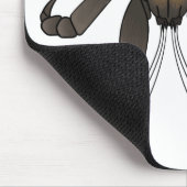 ココナッツカニ漫画イラストレーション マウスパッド (コーナー)