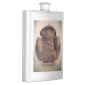 ココナッツカーディッドモンキーバンクレトロティキキッチュ フラスク (右)