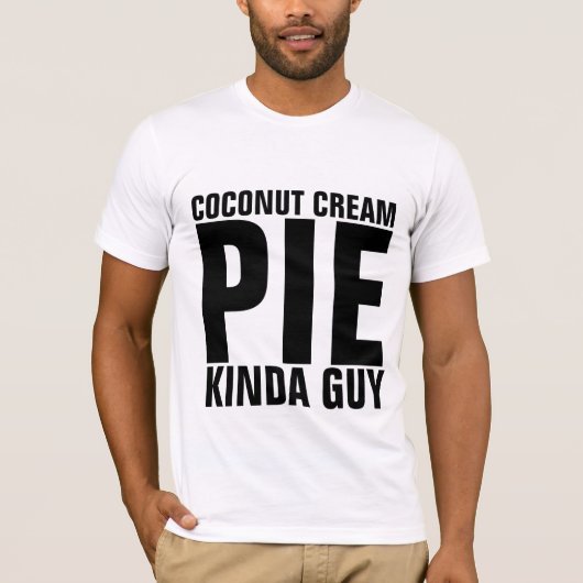 ココナッツクリームパイ男メンズTシャツ Tシャツ (正面)