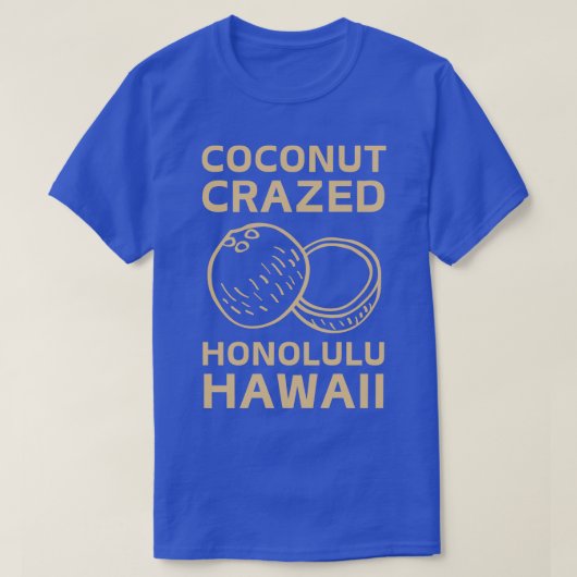 ココナッツクレイズホノルルハワイTシャツ Tシャツ (デザイン正面)