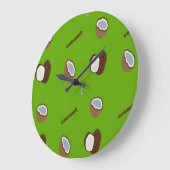 ココナッツグリーンの場合はC ラージ壁時計 (傾斜)