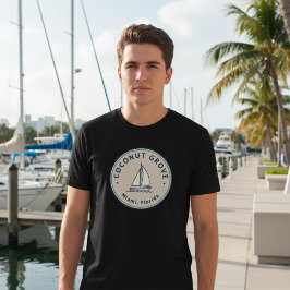 ココナッツグローブ マイアミ 海岸沿いネイバーフッド プライド Tシャツ