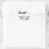 ココナッツコーラル&ホワイトフローラサンキュー スクエアシール (バッグ)