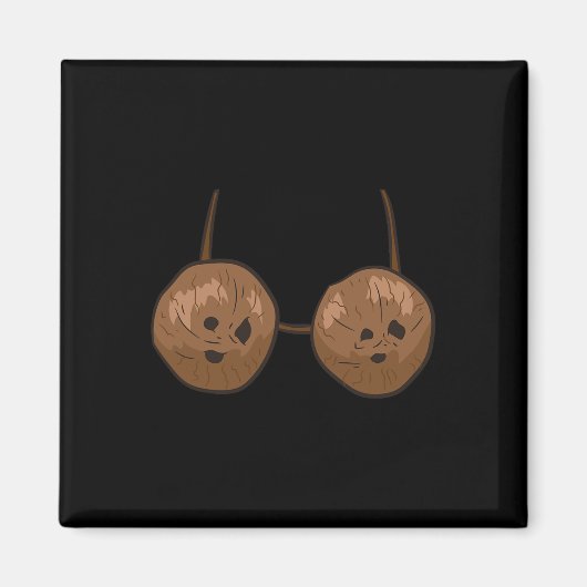 ココナッツサマーココナッツブラココナッツ マグネット (正面)