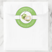 ココナッツジャムラベル ラウンドシール (バッグ)