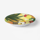 ココナッツティキバールアウ（ハワイ式宴会）トロピカル  ペーパーボウル (傾斜あり)