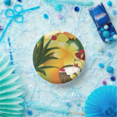 ココナッツティキバールアウ（ハワイ式宴会）トロピカル  ペーパーボウル (パーティー)