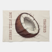 ココナッツティータオル「ひび割れたがまだ甘い」 キッチンタオル (横)