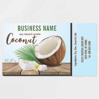 ココナッツトロピカルフルーツ ラベル