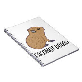 ココナッツドッゴカピバラカワイイミームかわいいベビー ノートブック (右側)