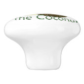 ココナッツドリンクティキバードアノブ セラミックノブ (側面)