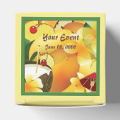 ココナッツドリンクルアウ（ハワイ式宴会）パーティーパーティーフェイスボックス フェイバーボックス (上部)