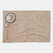 ココナッツバーラッププリントキッチンタオル キッチンタオル (横)