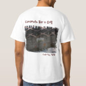 ココナッツバーnのグリル、ヒマラヤスギの鍵、フロリダのティー tシャツ (裏面)