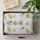 ココナッツパターンと夏のシームレス 薄葉紙 (ギフト)