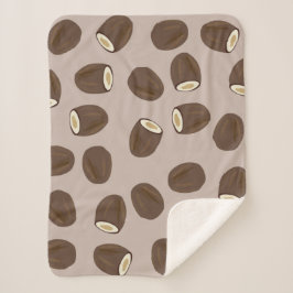 ココナッツパターン シェルパブランケット