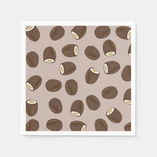 ココナッツパターン スタンダードカクテルナプキン (正面)